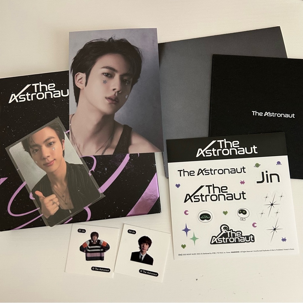 BTS Jin The Astronaut Album Purple Version